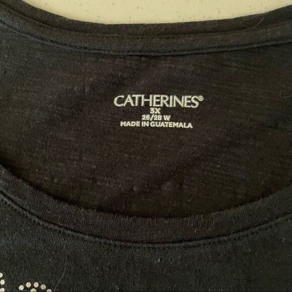 Catherine’s black top with gold and silver studs - Picture 4 of 6